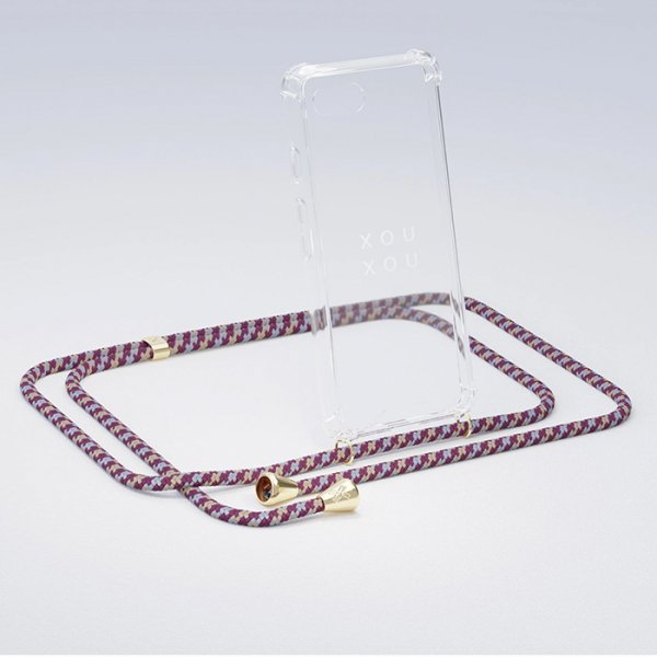 <img class='new_mark_img1' src='https://img.shop-pro.jp/img/new/icons20.gif' style='border:none;display:inline;margin:0px;padding:0px;width:auto;' />XOUXOU / Basic Necklace - Bordeaux Camouflag - iPhone